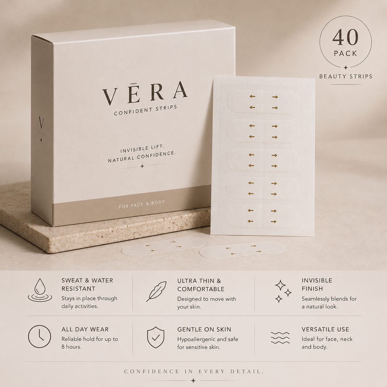 Vēra Confidence Strips